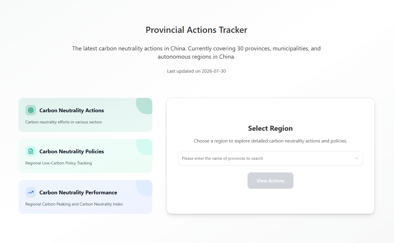 CCNT: China Climate Neutrality Tracker